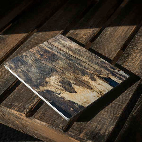 Blue Resin Wood Surface Laptop 2 Skin